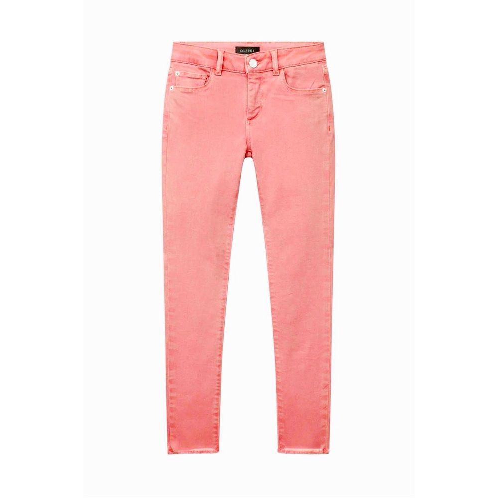 DL1961 Pink Denim Chloe Skinny Jeans Girls Size 14